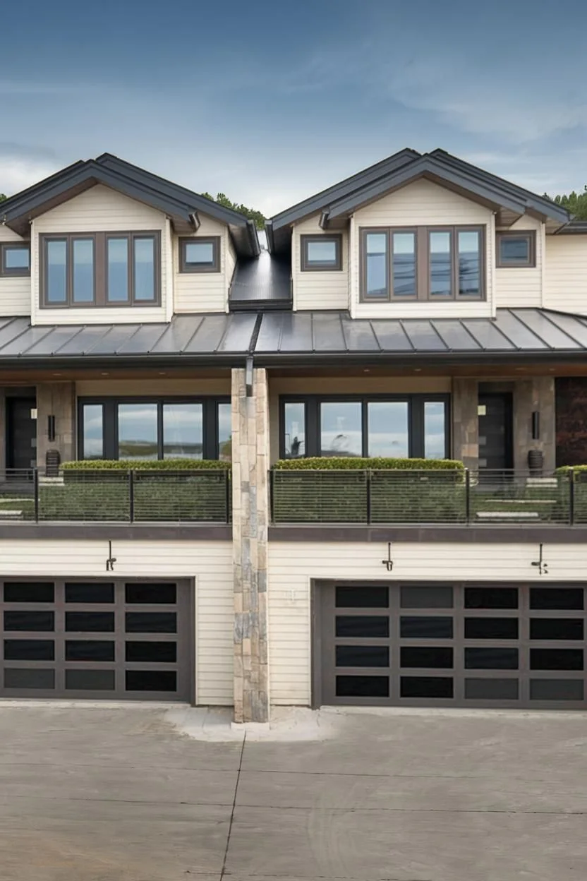 Twin Gabled Duplex Harmony