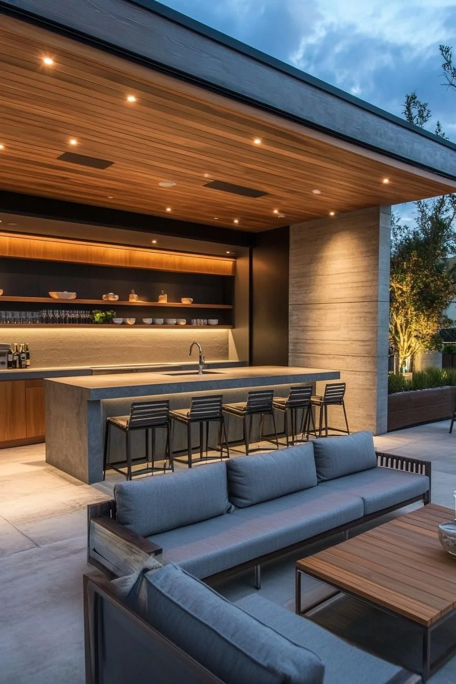 Modern Marvel: A Sleek Outdoor Escape