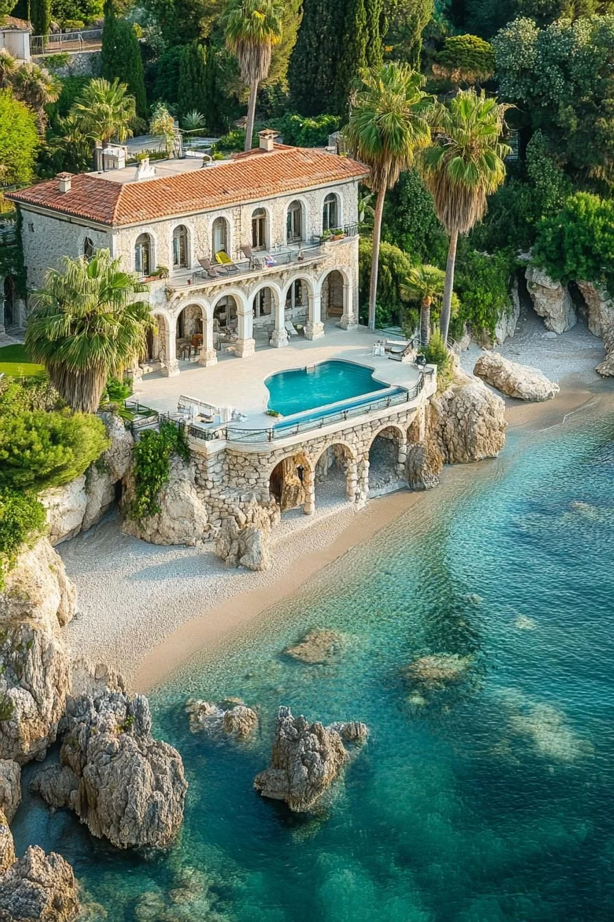 A Cliffside Villa with Ocean Drama