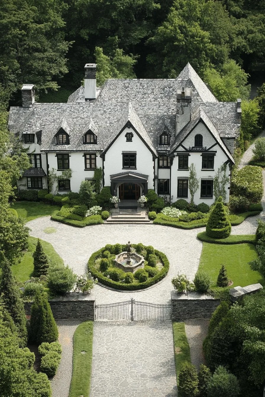 A Grand Entrance to Stone Majesty
