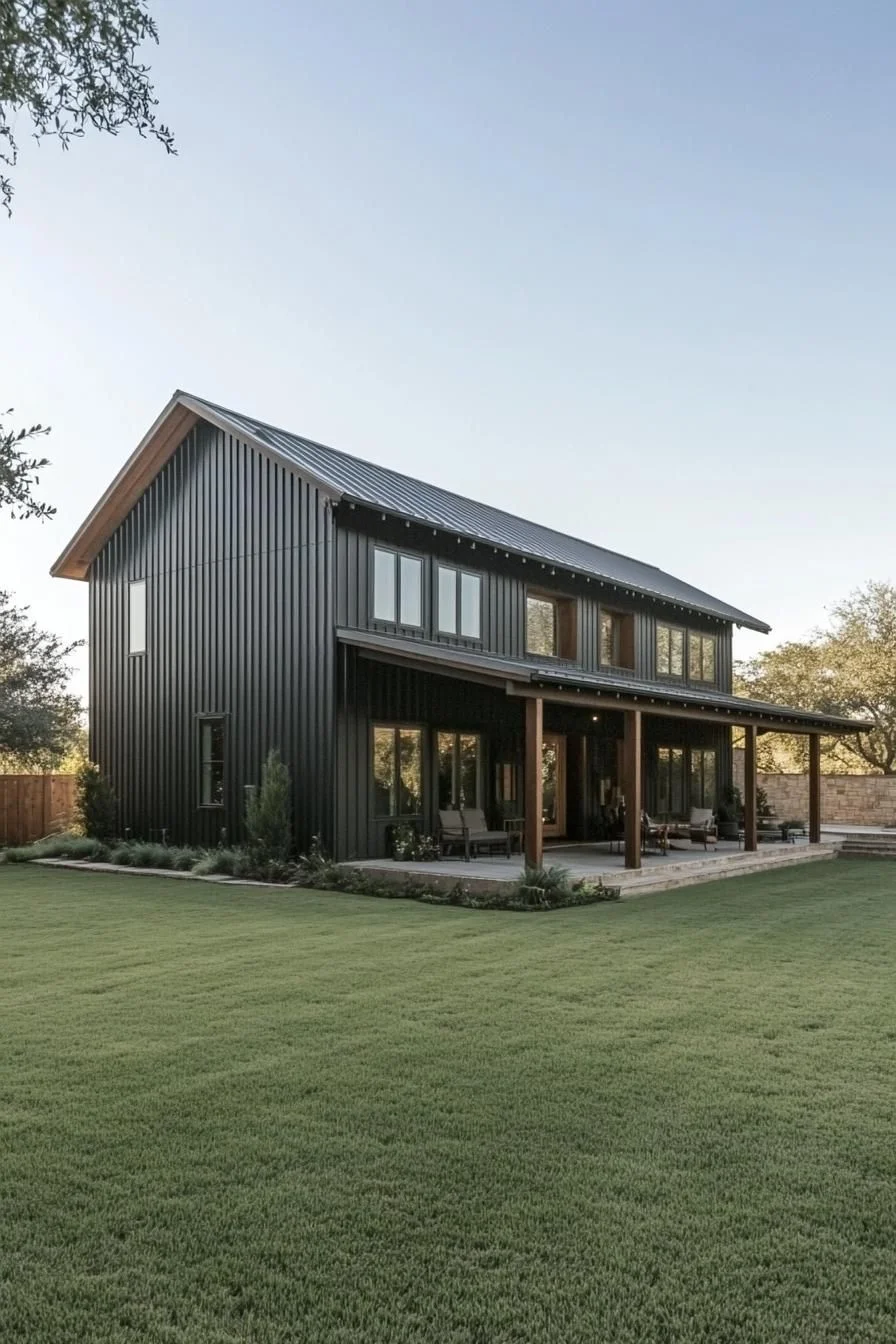 A Metal Barn Retreat Full of Character