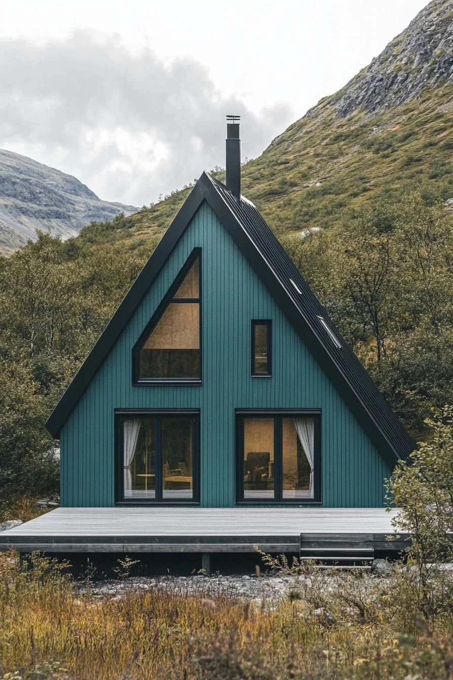 A Scandinavian Modern House Tucked into Nature