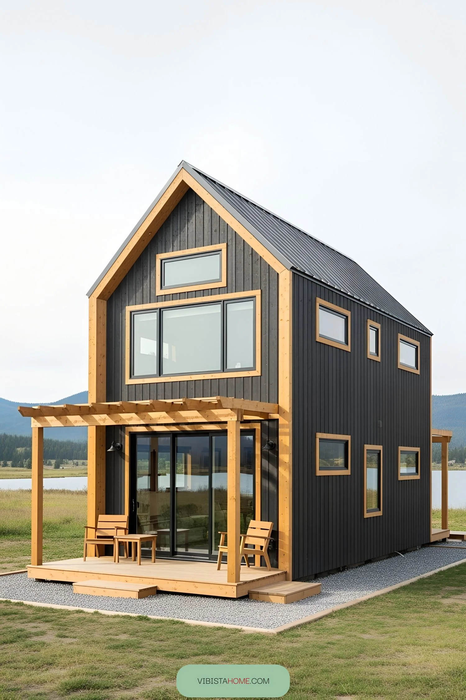 Micro Mansion Made of Modern Steel