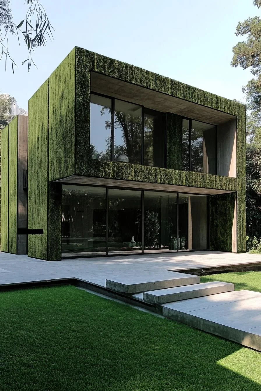 Greenery-Covered Facade Getaway