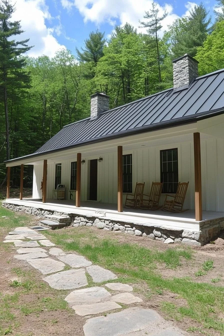 A Steel Home Built for Porch Living