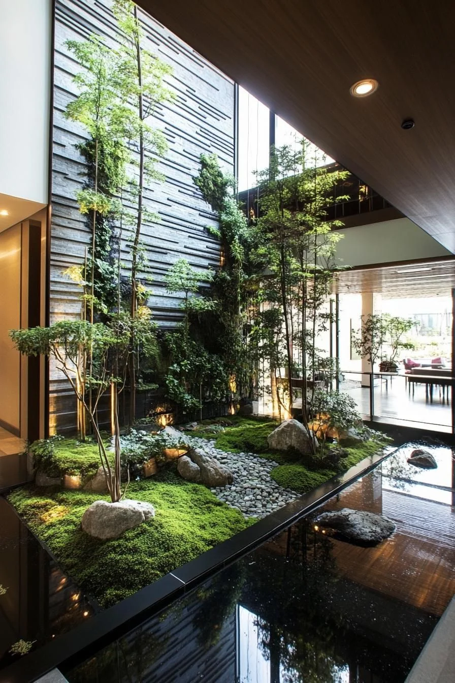 A Green Courtyard Hidden Within
