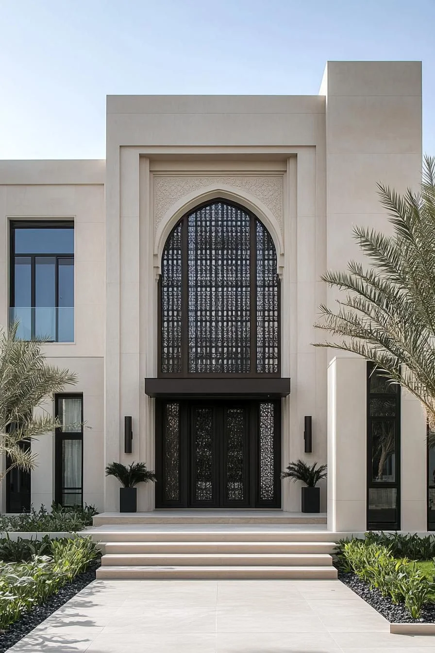 A Grand Entry With Chic Arch Details