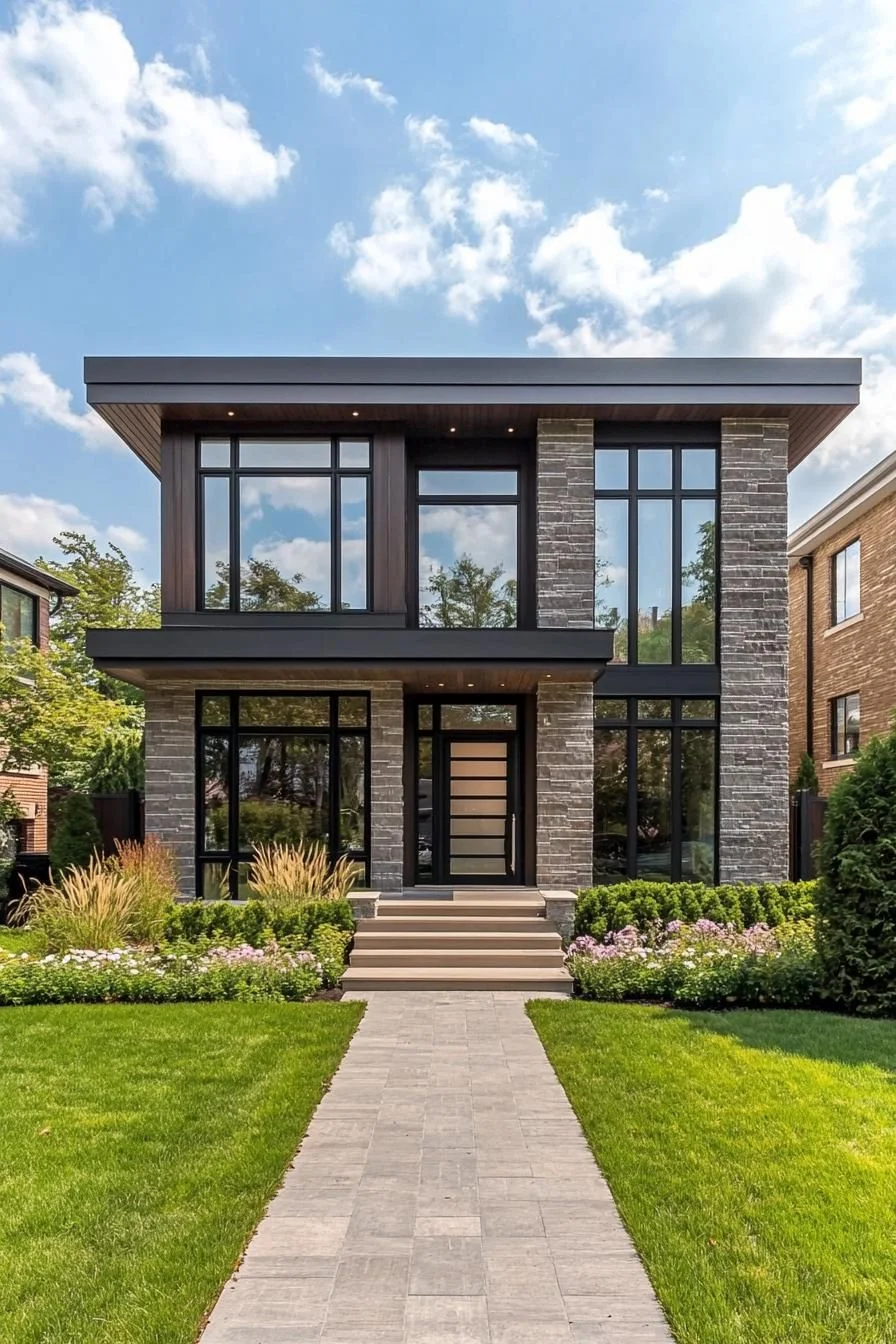 A Sleek Retreat Built in Stone