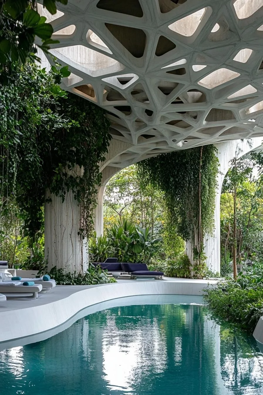 Futuristic Design Meets Jungle Setting