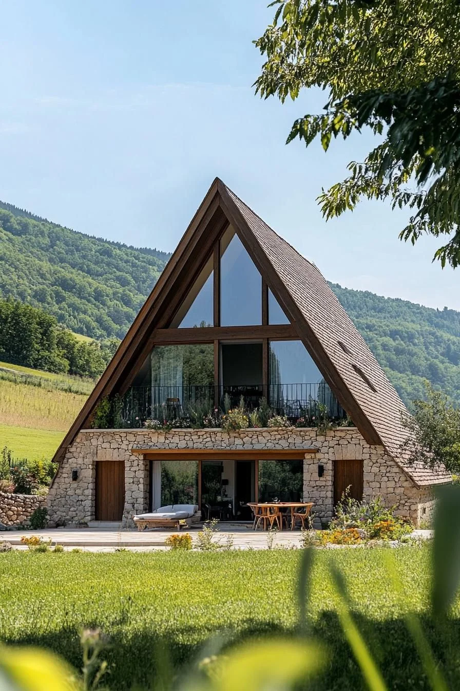 A-Frame Design With Panoramic Windows - photo 2