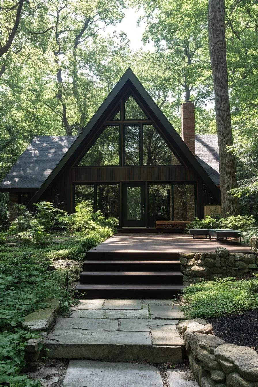 A Woodland Cabin Built for Escape