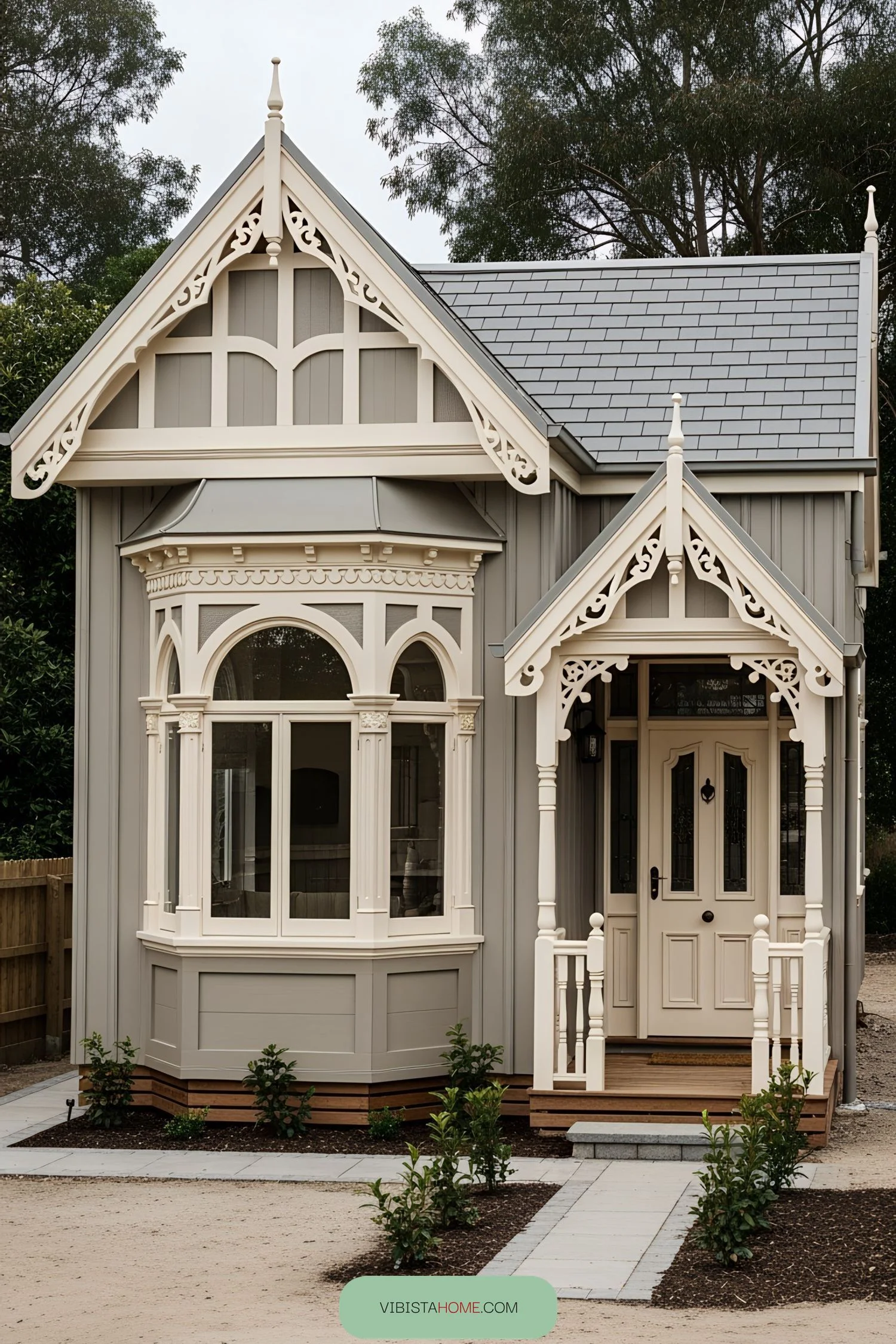 A Gingerbread Cottage With Victorian Charm