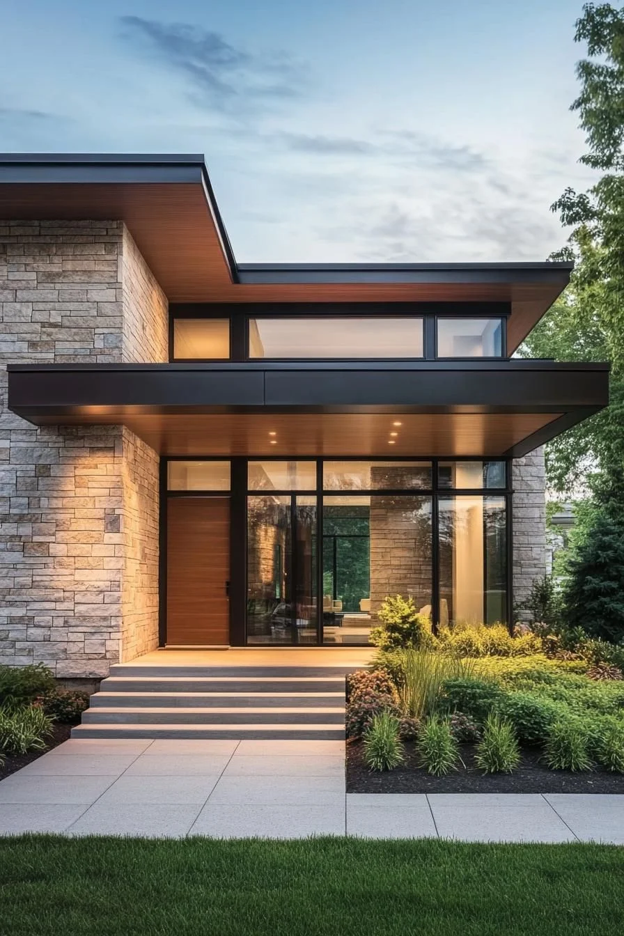 A Wide Stone Facade With Presence