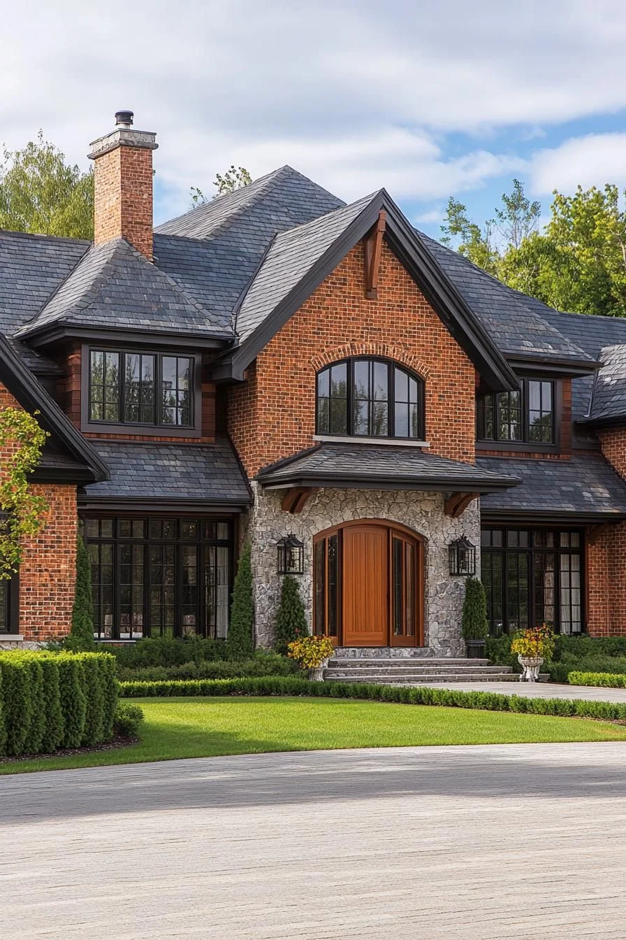 A Suburban Throne of Brick and Stone