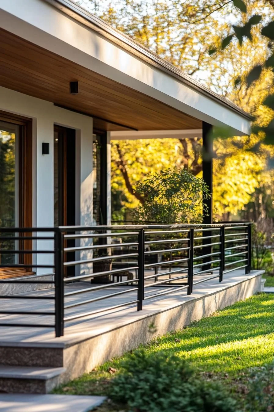 Streamlined Horizontal Railings