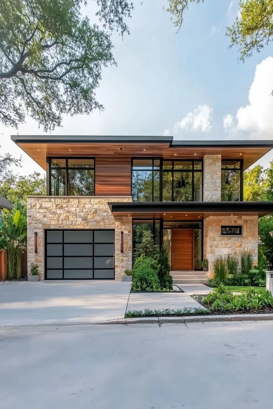 Urban Oasis With Rustic Elegance