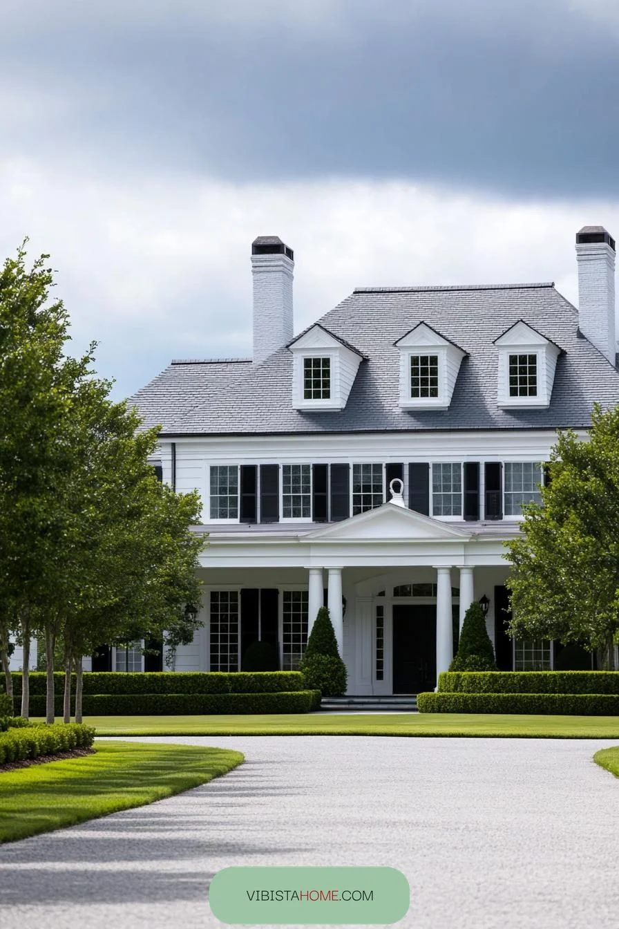 Charming Dormers with Colonial Grace