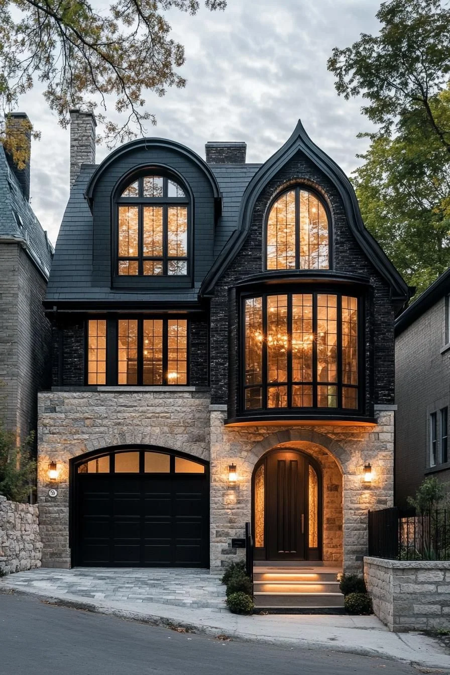 Gothic Grace Through the Windows