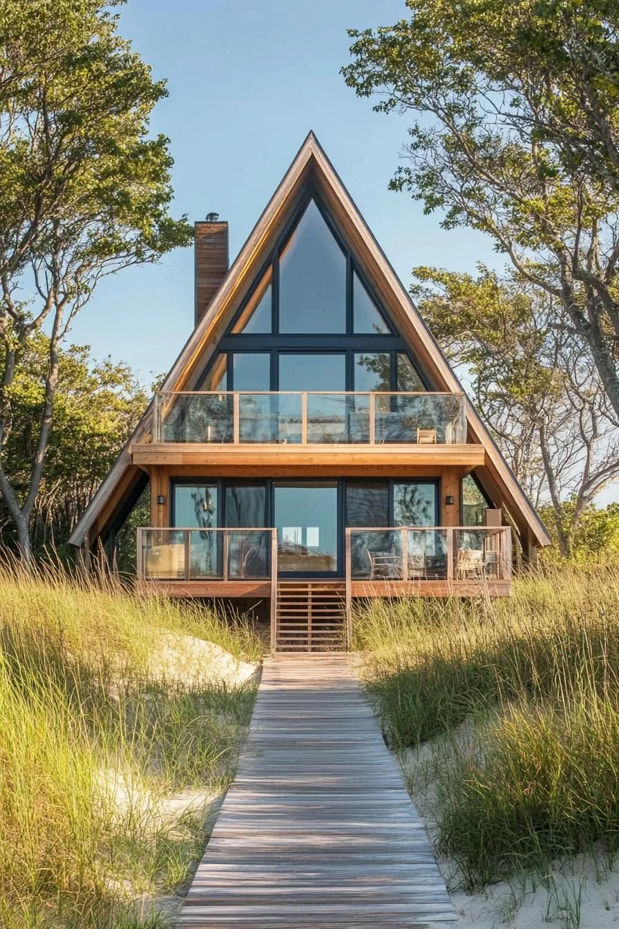 An A-Frame House in Perfect Balance