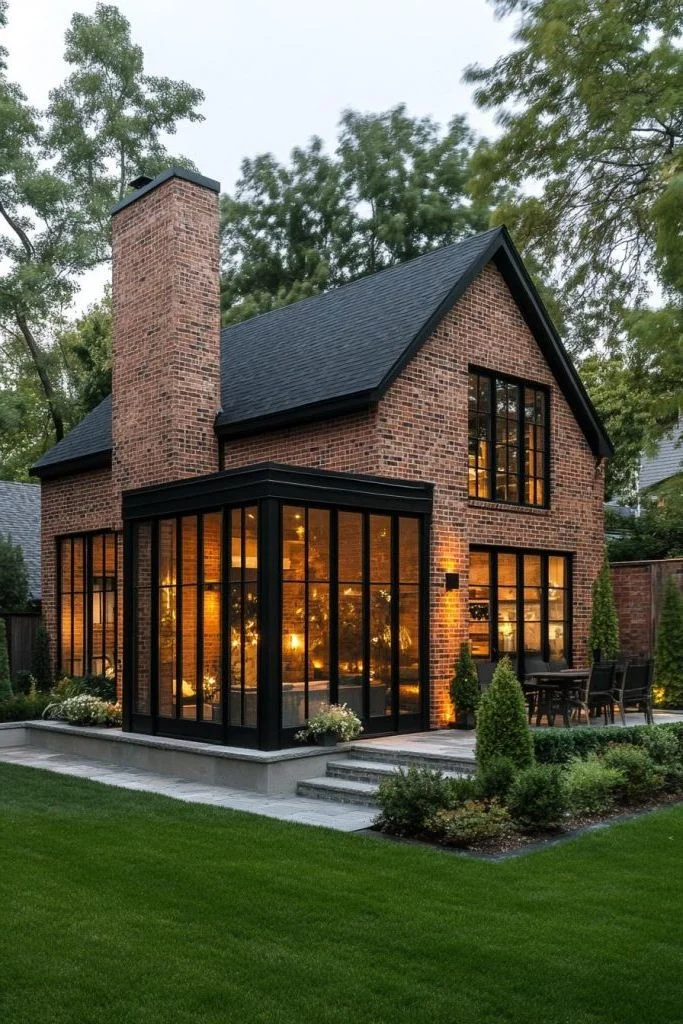 Cozy Brick Cottage Charm
