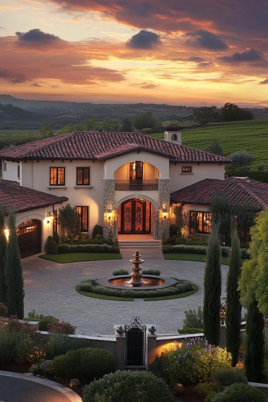 Tuscan Twilight Estate