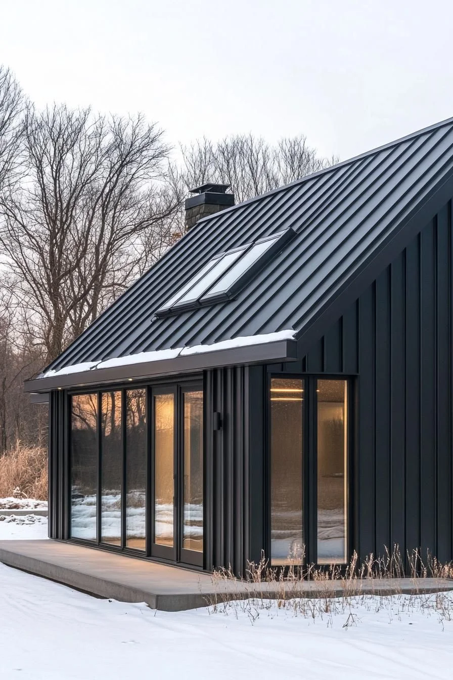 Welcoming Corrugated Steel Home