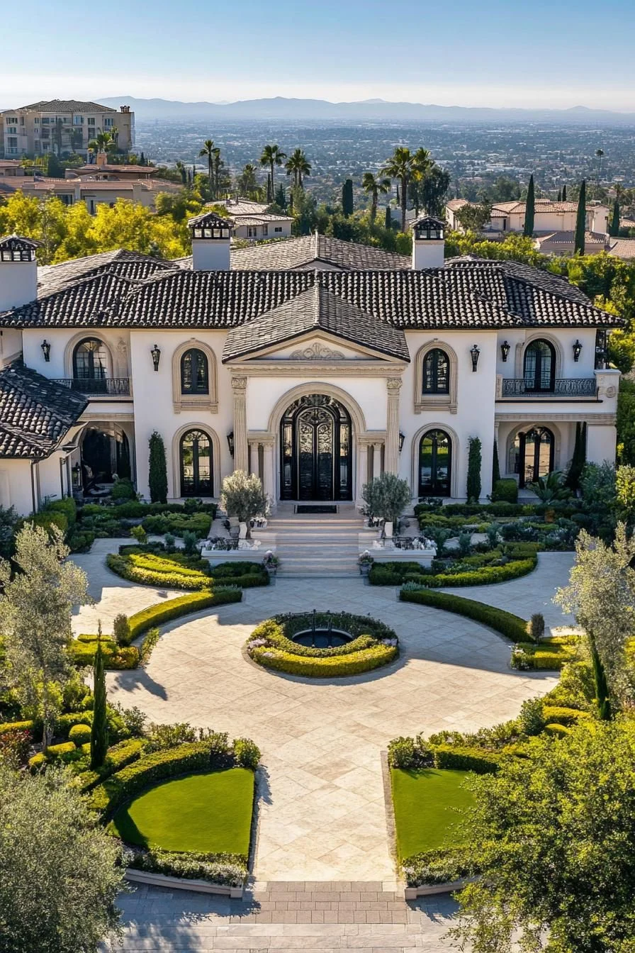 Courtyard Mansion With Palatial Style
