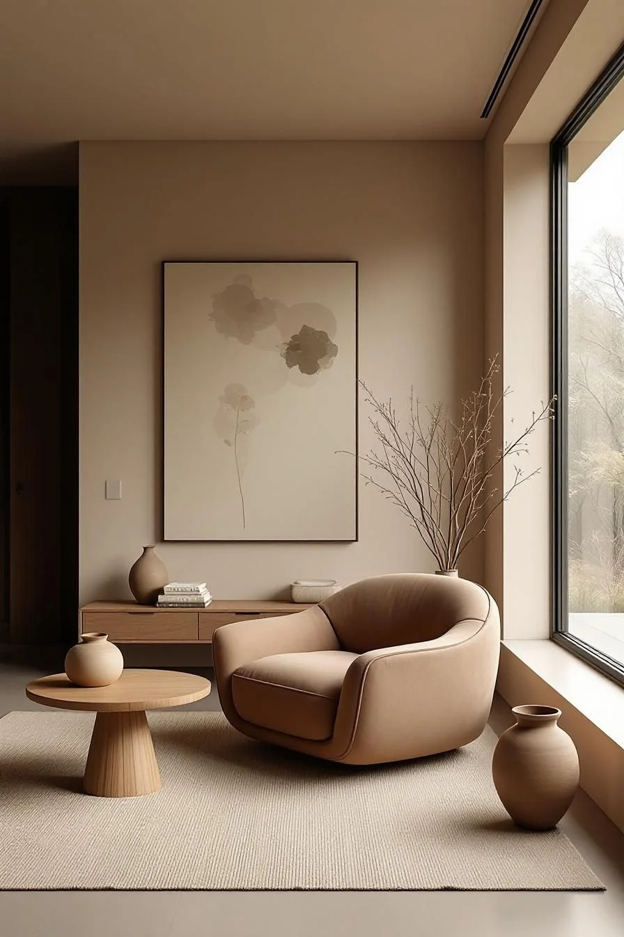 A Warm, Modern Oasis of Tranquil Design