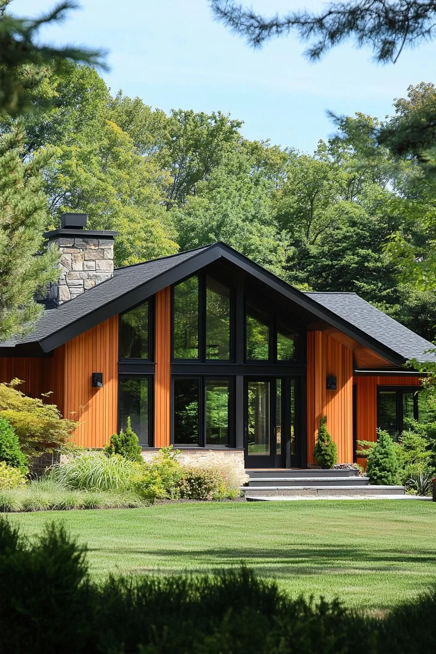 Gabled Wonder Tucked in the Forest
