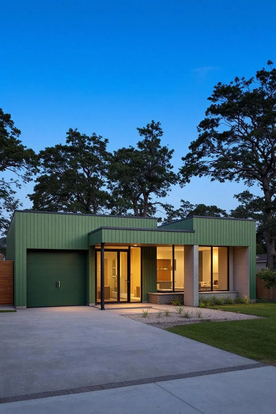 Verdant Villa Facade Vision