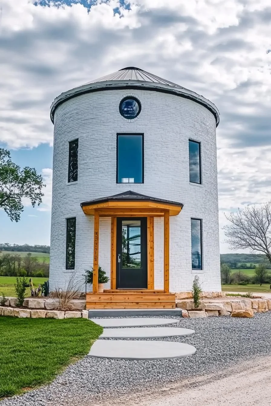 A Circular Take on the Silo House