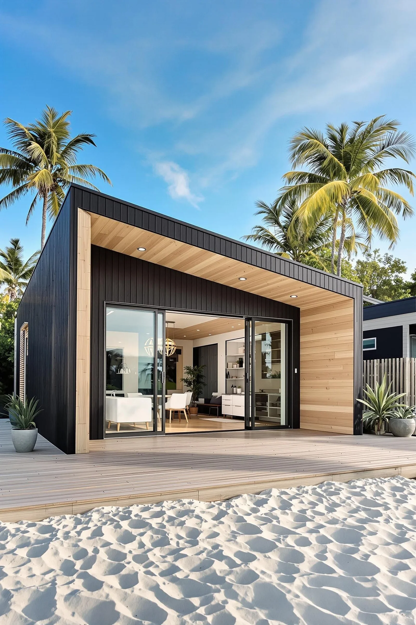 Compact Box-Style Beach Home
