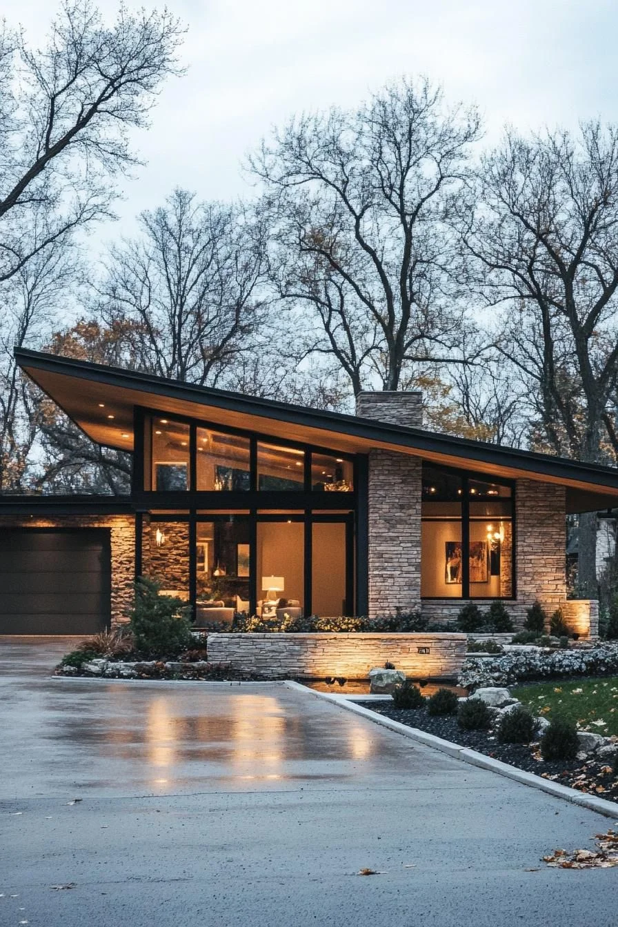 Gleaming Rooflines in a Quiet Setting