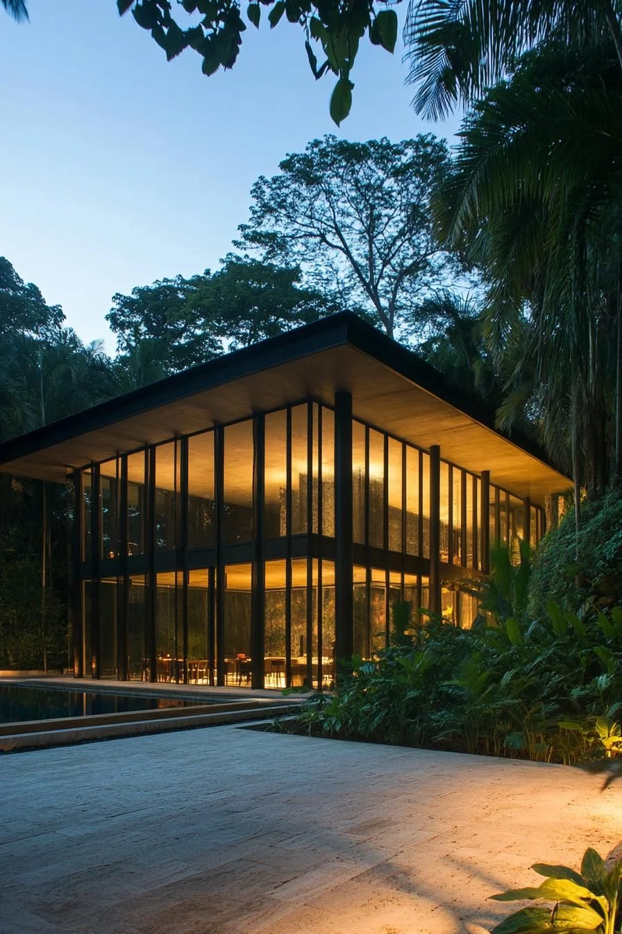 Jungle Twilight Glass Haven