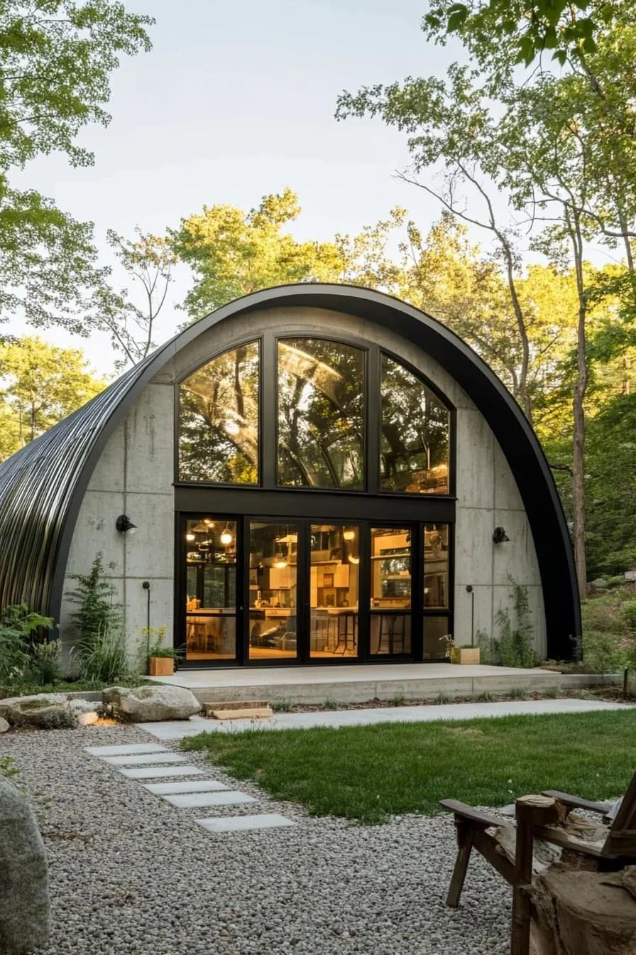 A Quirky Quonset Home Surrounded by Green