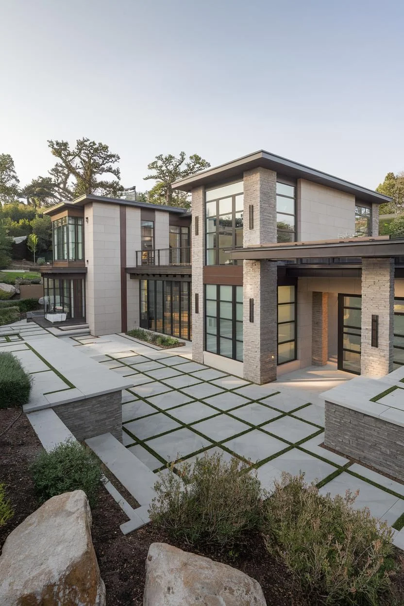 Stone and Glass in Perfect Symphony