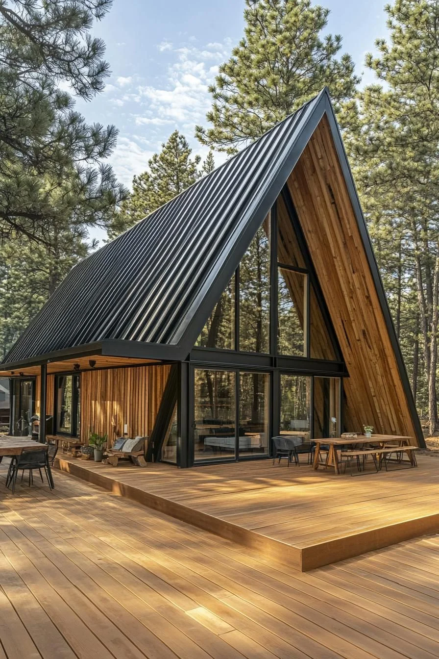 A Pointed A-Frame Paradise in the Pines