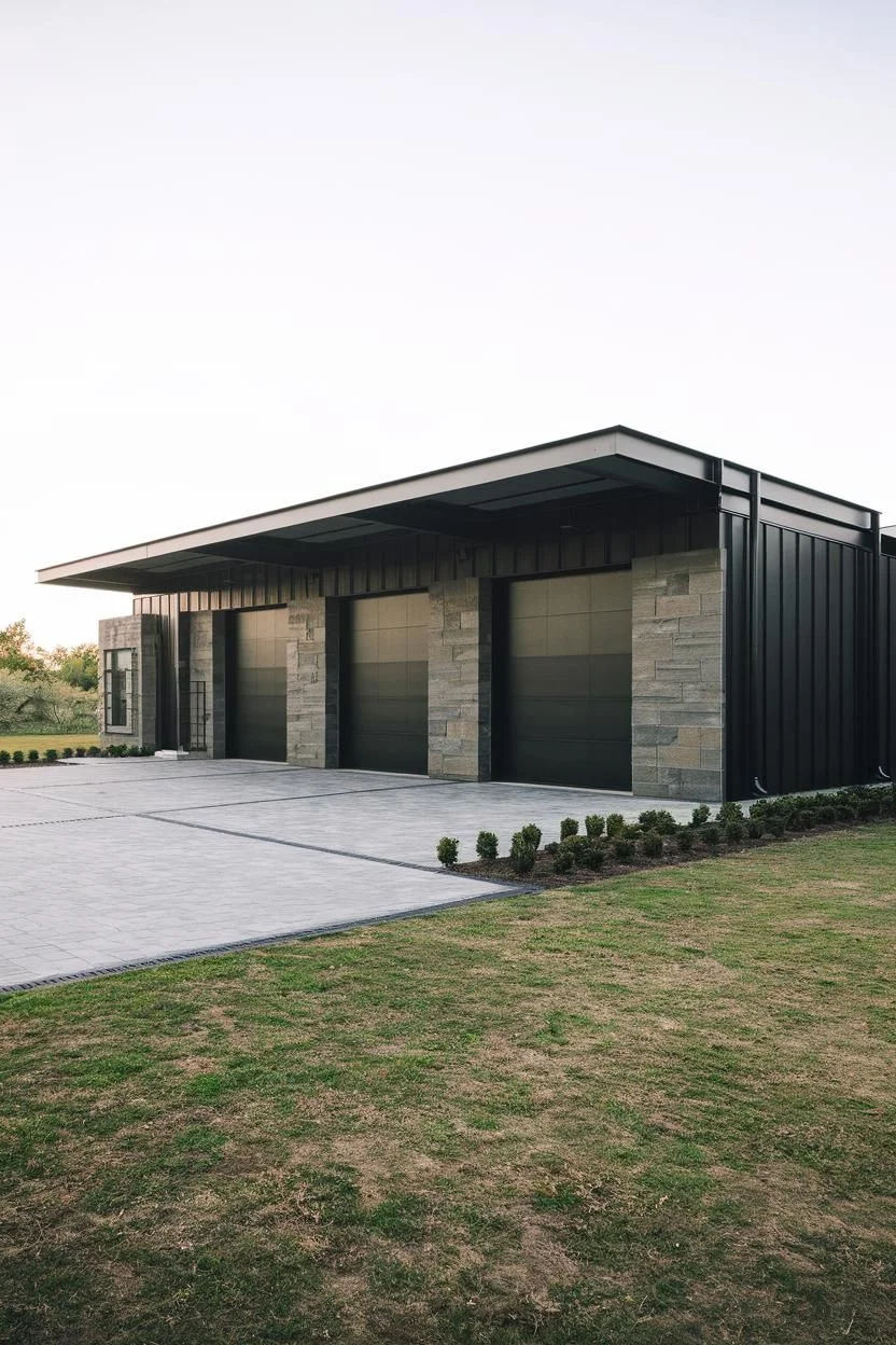 Asphalt Garage House Fortress
