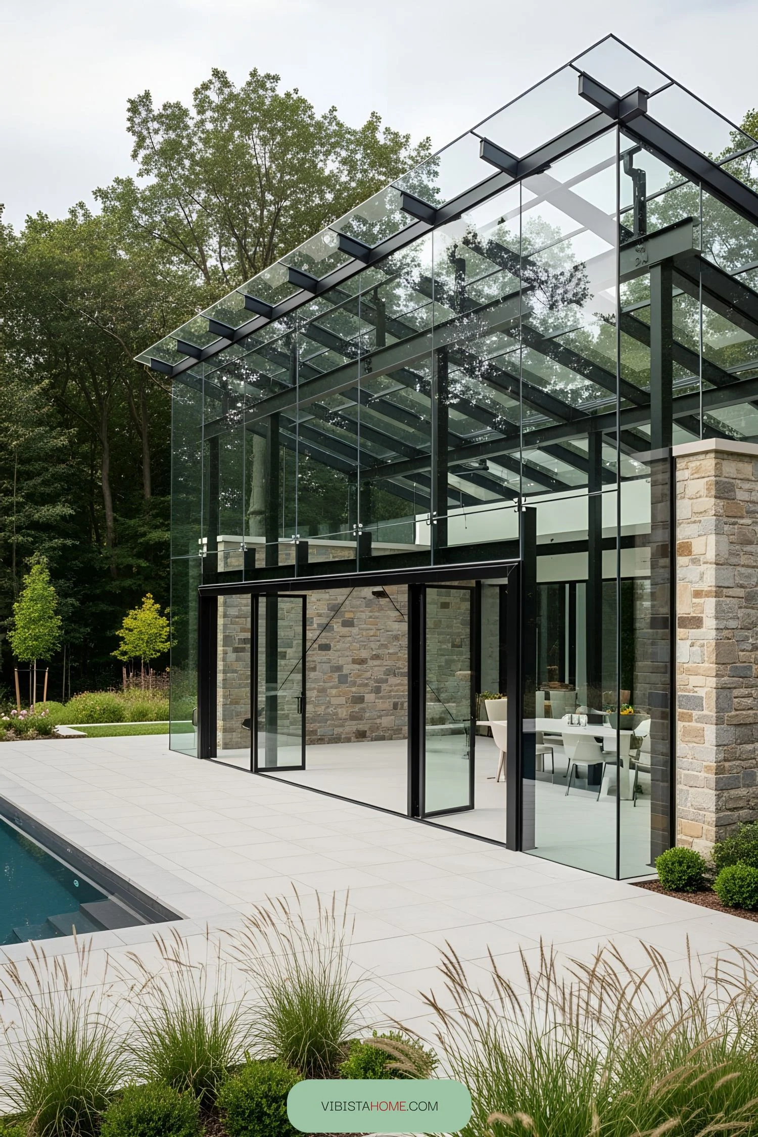 Glass Mirage: A Quiet Window Retreat