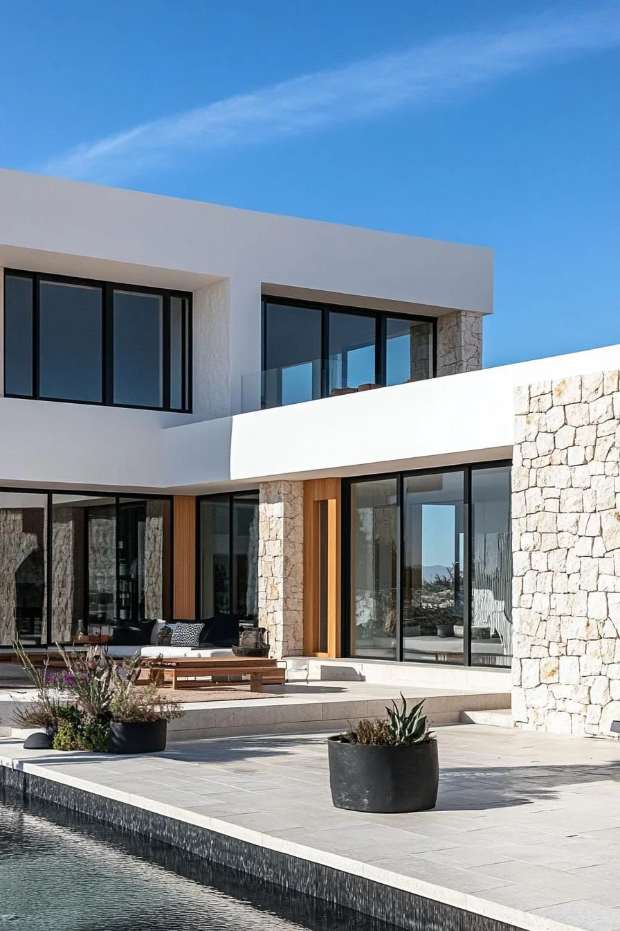 A Stone Home Filled with Sunlight
