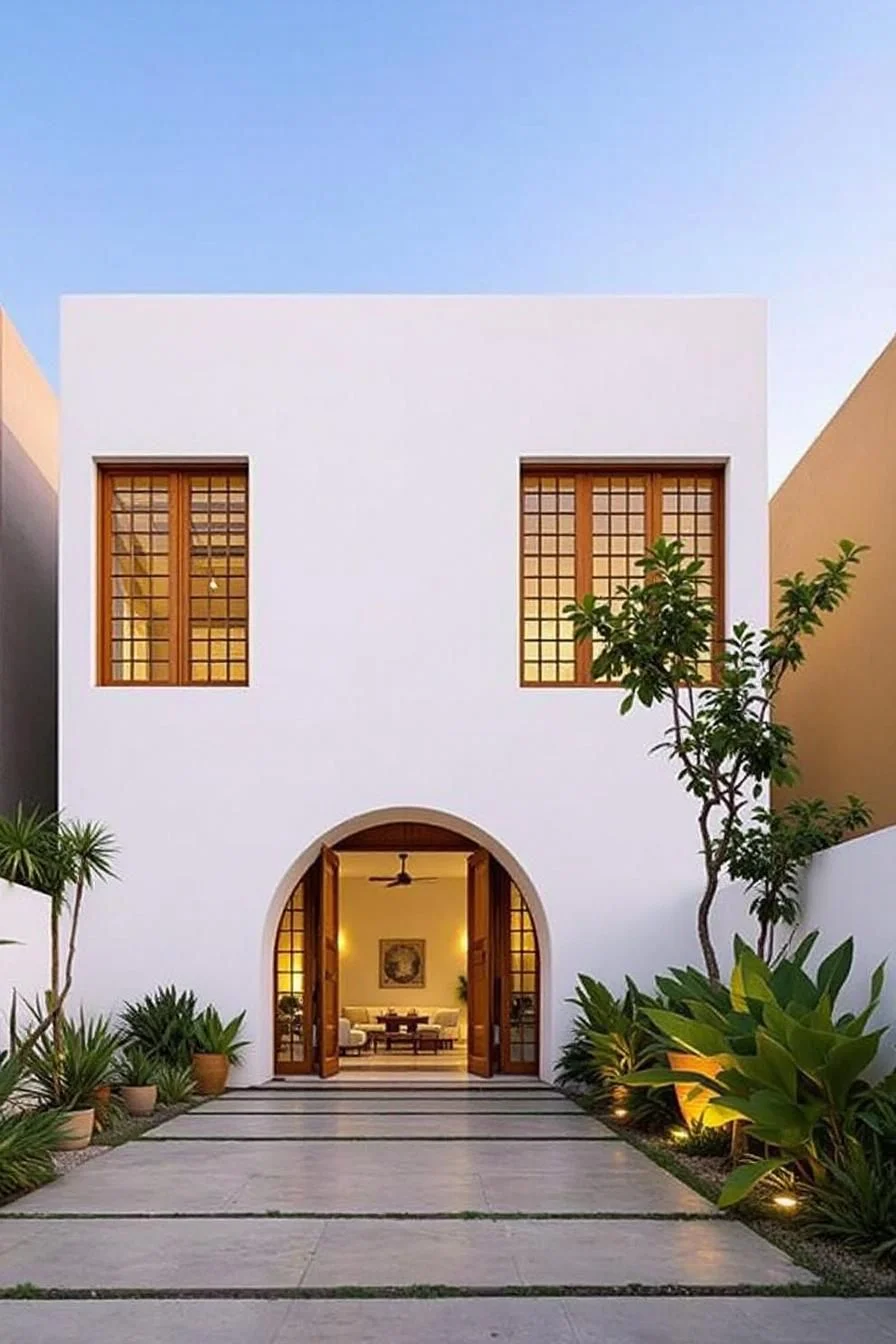 A Minimalist Home With Geometric Lines