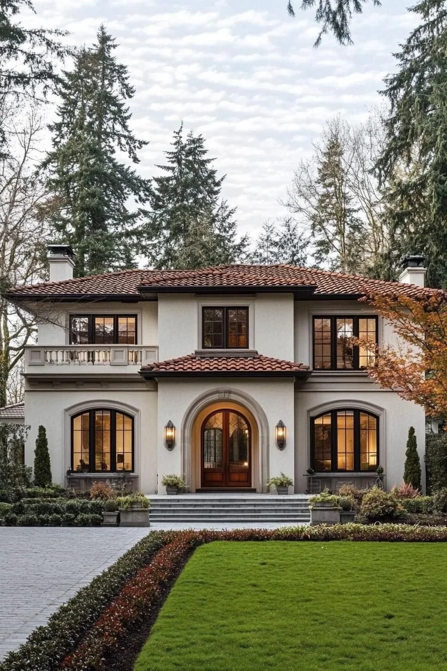 Grand Arches Paired with Terracotta Roofing