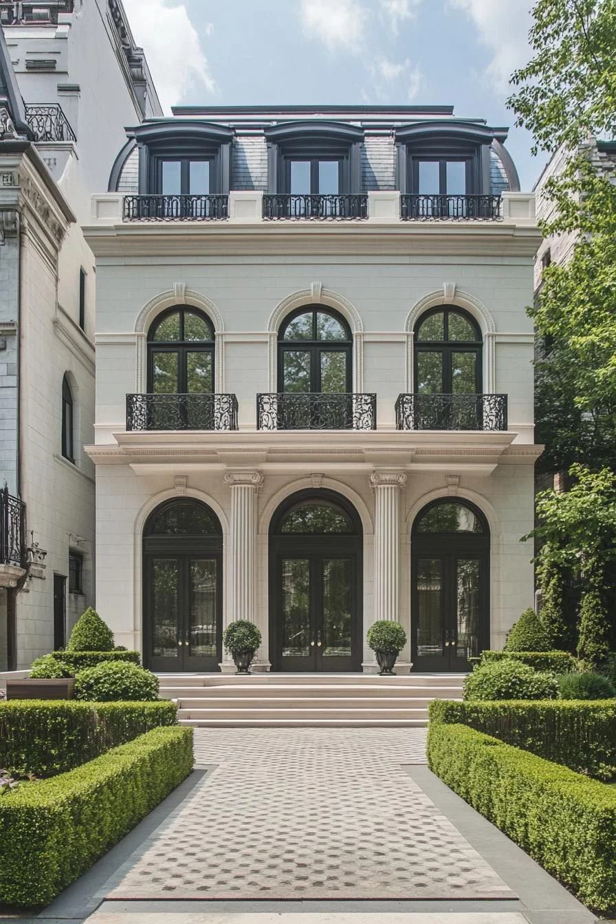 Neoclassical Grace Through Playful Topiary