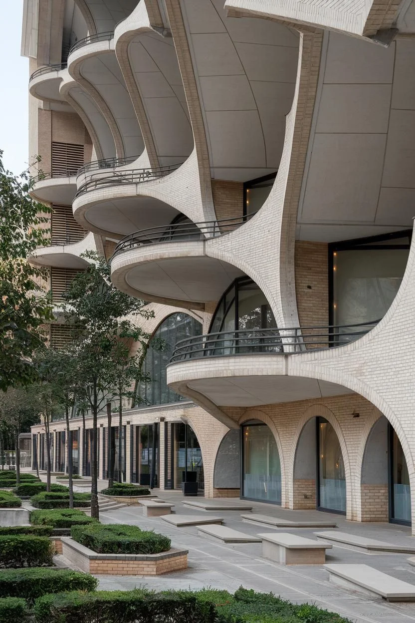 A Dance of Modern Arches: The Curved Carnival