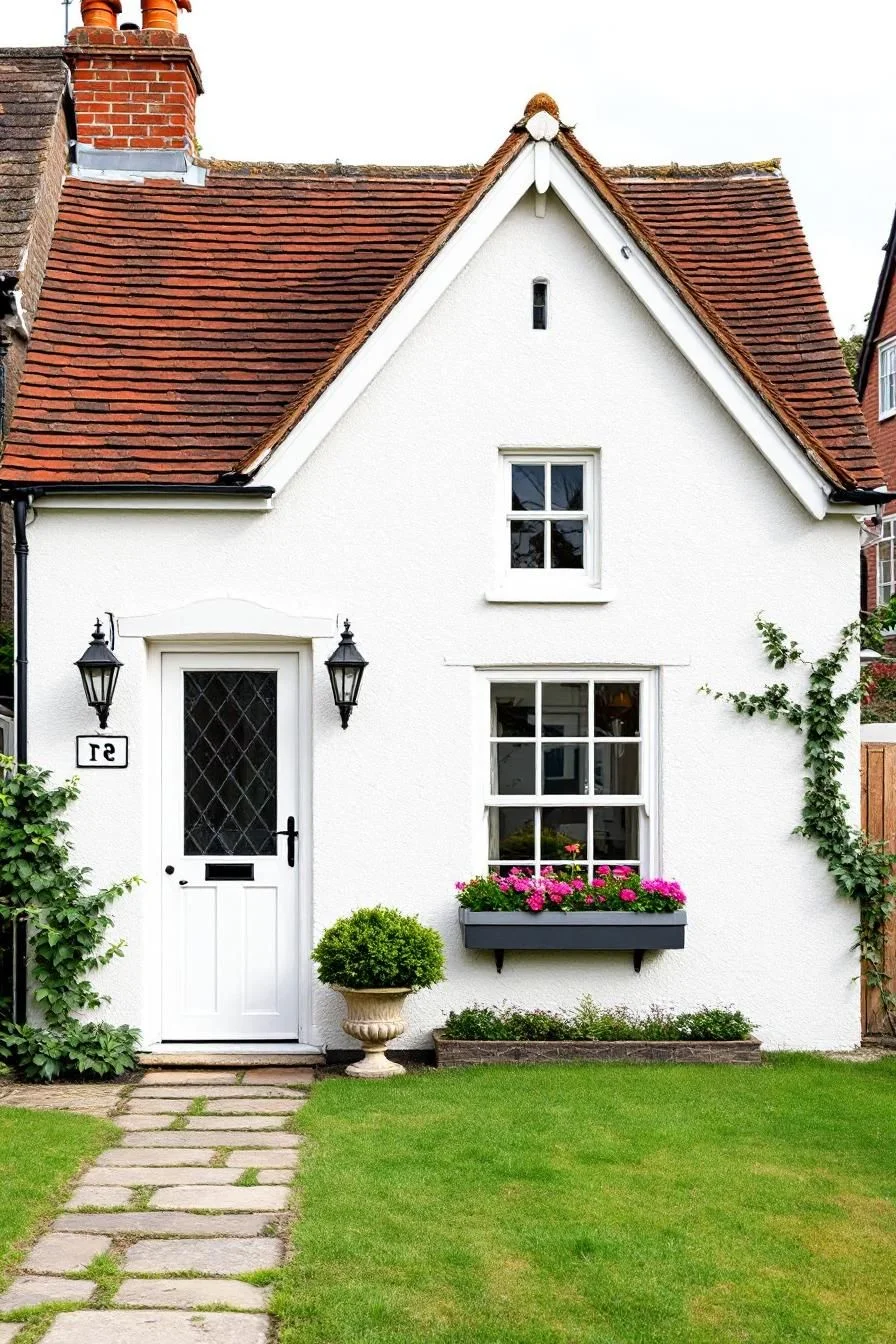 An Ivory Cottage with Vintage Character