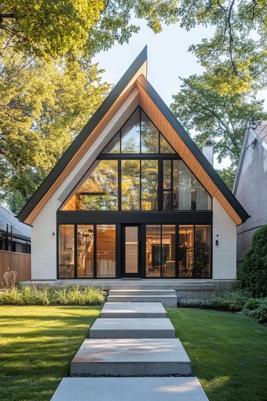 A Modern Take on the A-Frame Bungalow