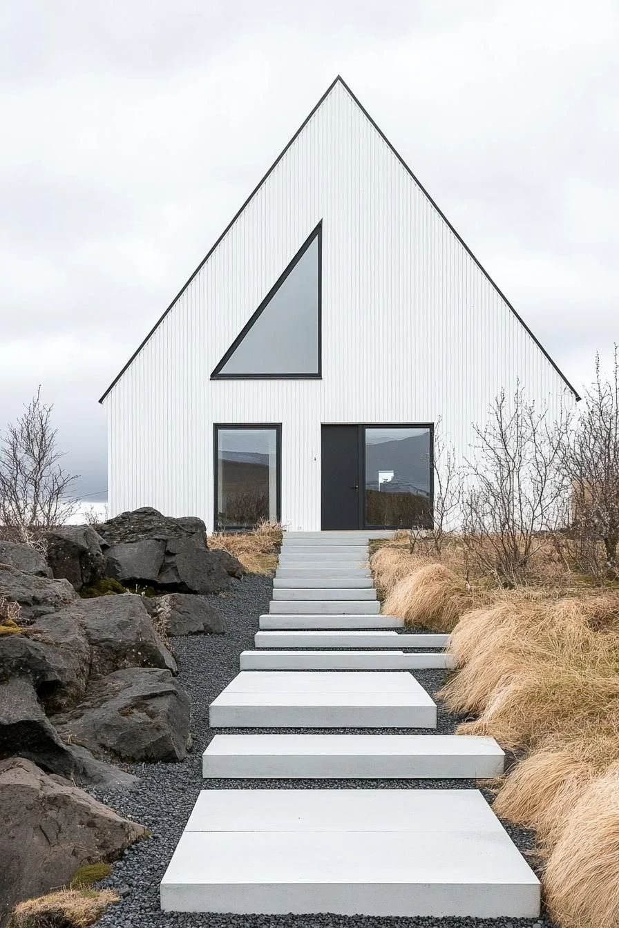 A Chic A-Frame in Scandinavian Style