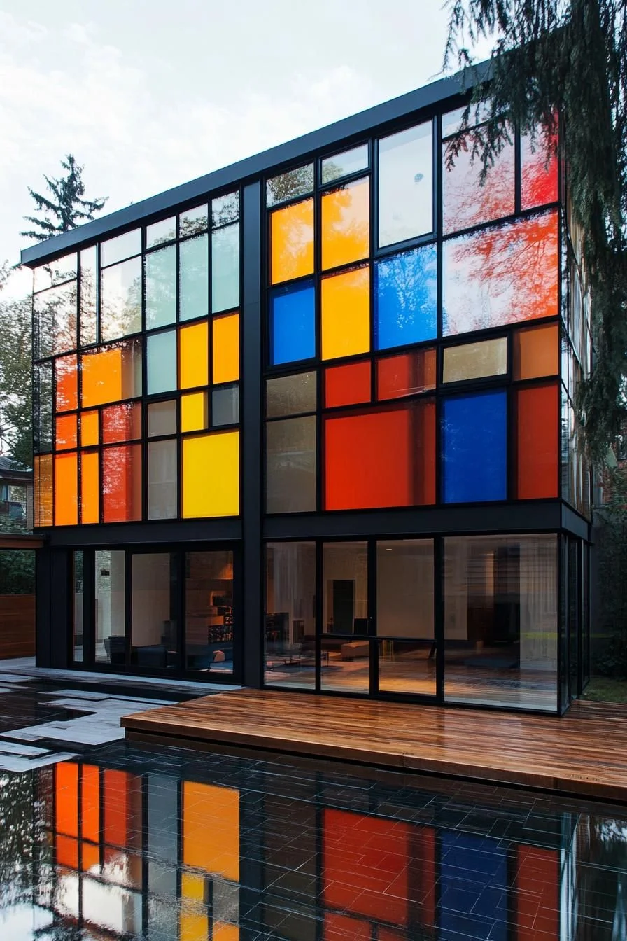 Stained Glass Facade Design Ideas