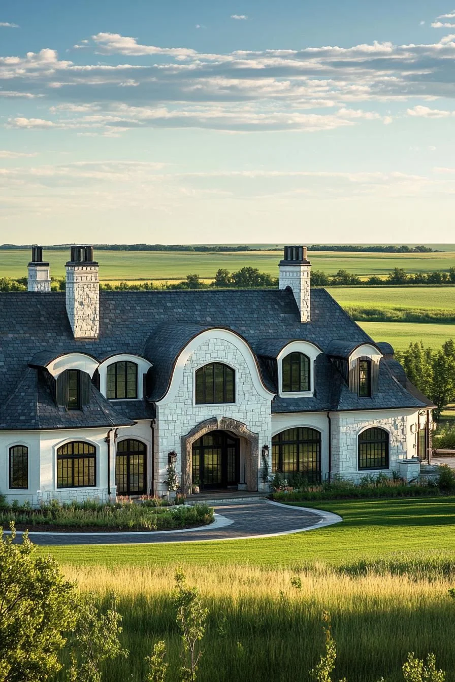 Charming Chateau Amid Green Grounds