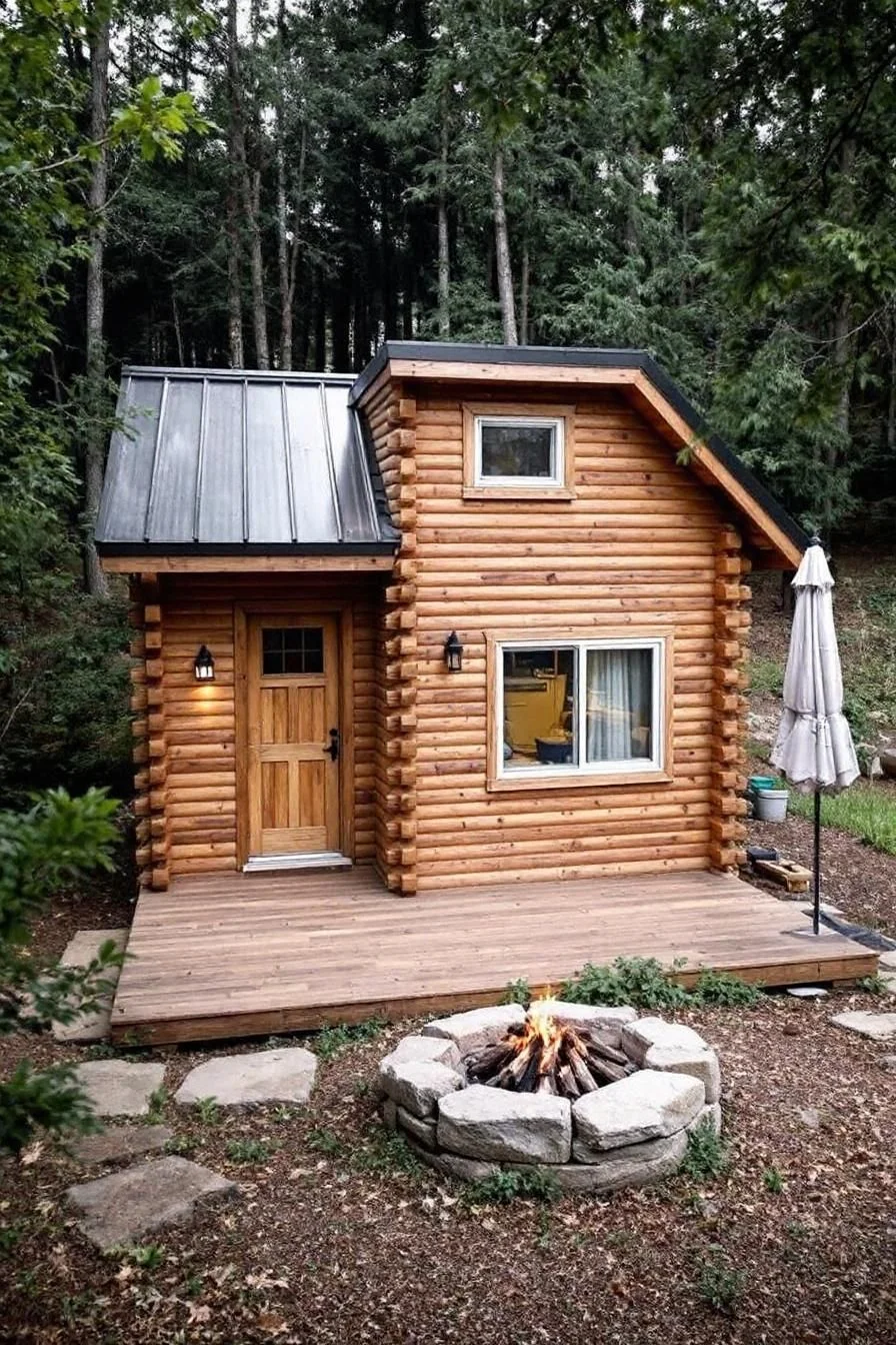 Cozy Log Cabin Getaway